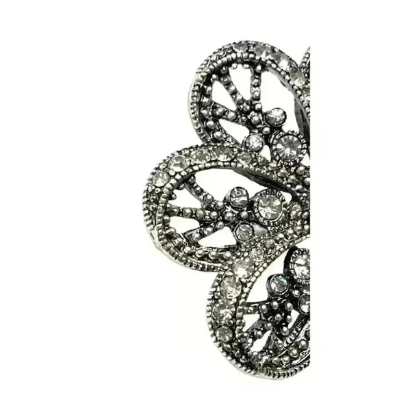 Premier Design Rhinestone Brooch 2 inches - Picture 2 of 6